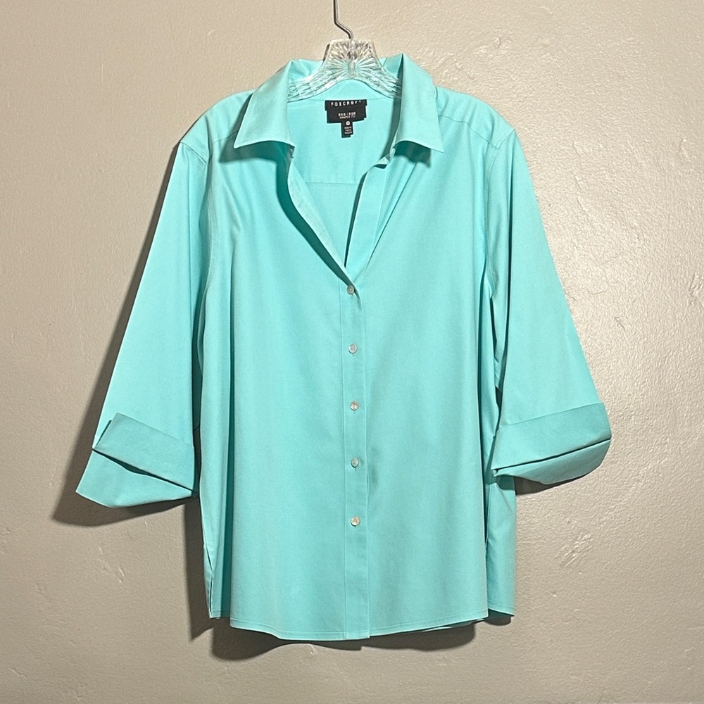 Foxcroft Mint Button-Down Women's Shirt